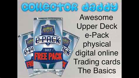 Similar to Topps Bunt or Huddle, the digital platform allows collectors to buy packs and open them online anywhere and at any time. . Upperdeck epack